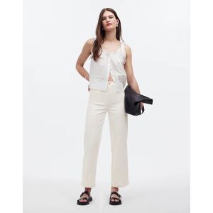 Madewell Women's Off-White Wide Leg Jeans